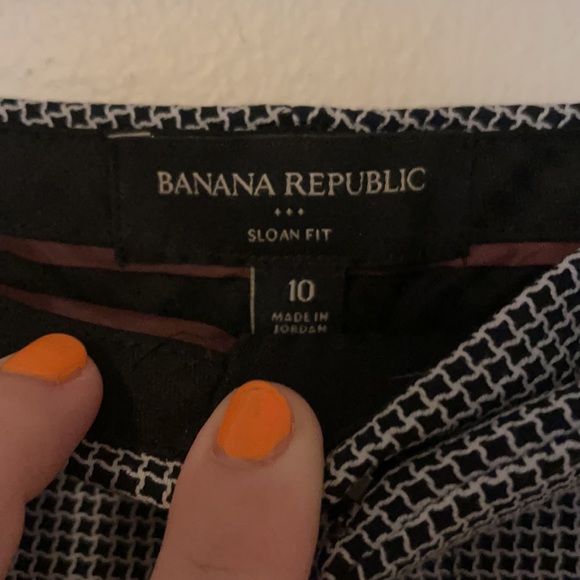 Banana Repulic Sloan Checkered Pants - Picture 5 of 5